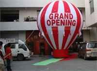 7m Roof Top Balloon with Banners for Grand Opening